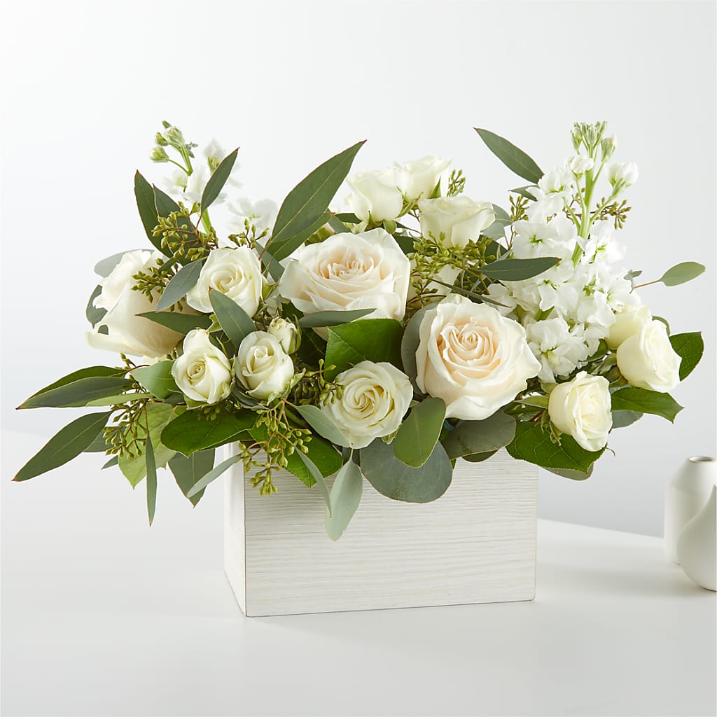 Fresh Linen Box Bouquet – Your Thoughts Floral, El Paso TX