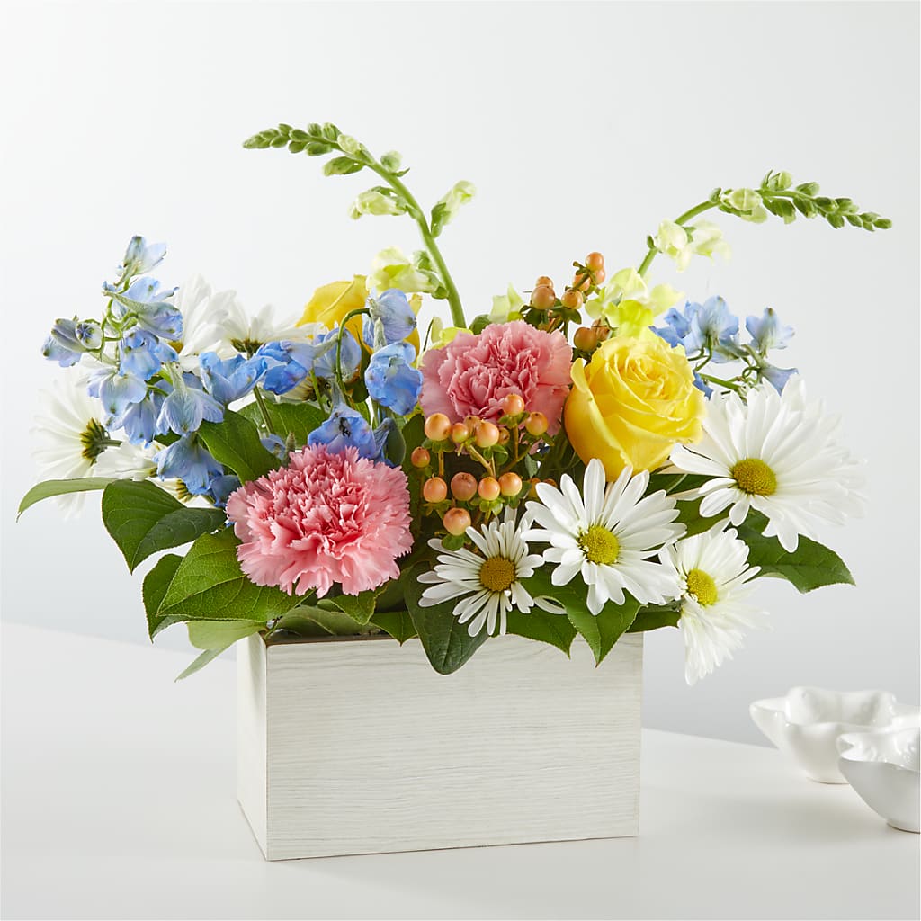 Sun Salutation Box Bouquet – Your Thoughts Floral, El Paso TX