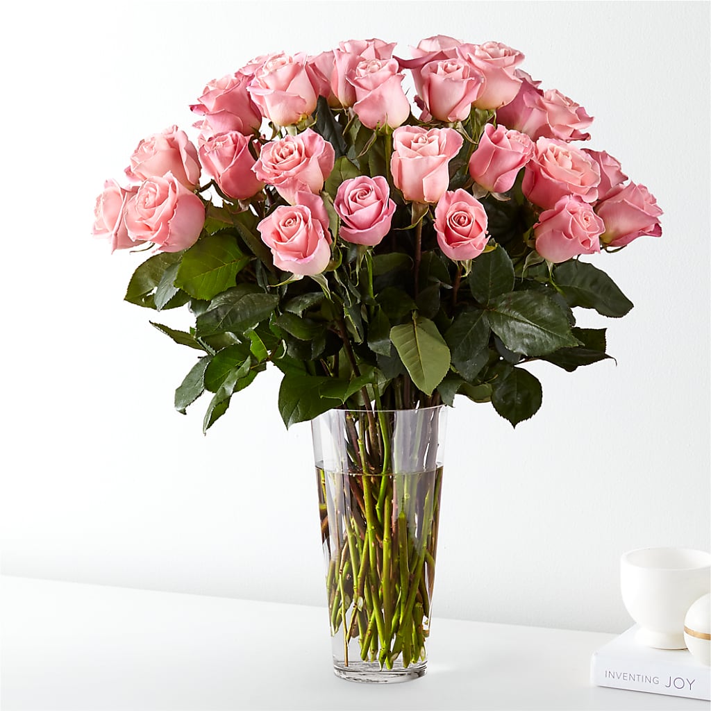 Long Stem Pink Rose Bouquet – Your Thoughts Floral, El Paso TX