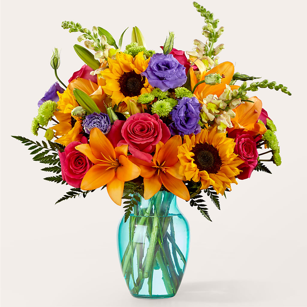 Double Rainbow Bouquet – Your Thoughts Floral, El Paso TX