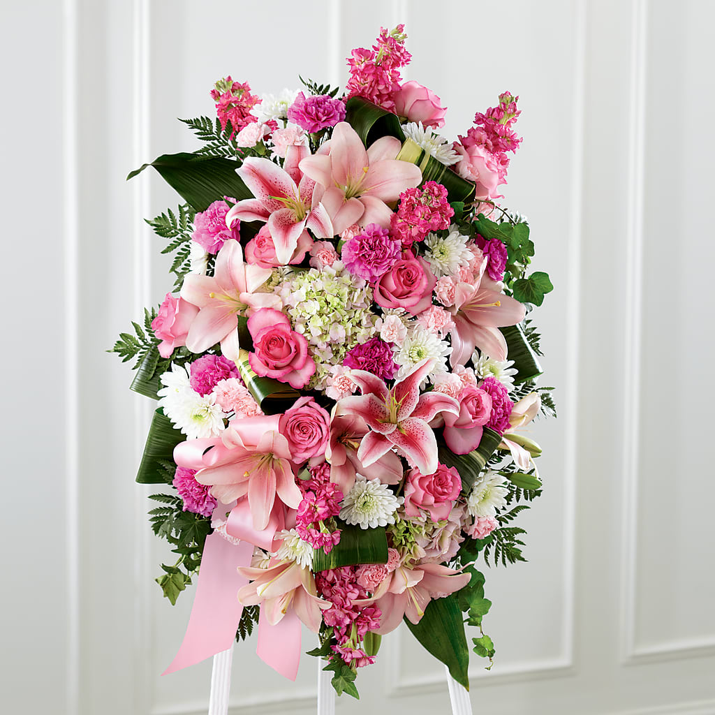 Comforting Standing Spray – Your Thoughts Floral, El Paso TX