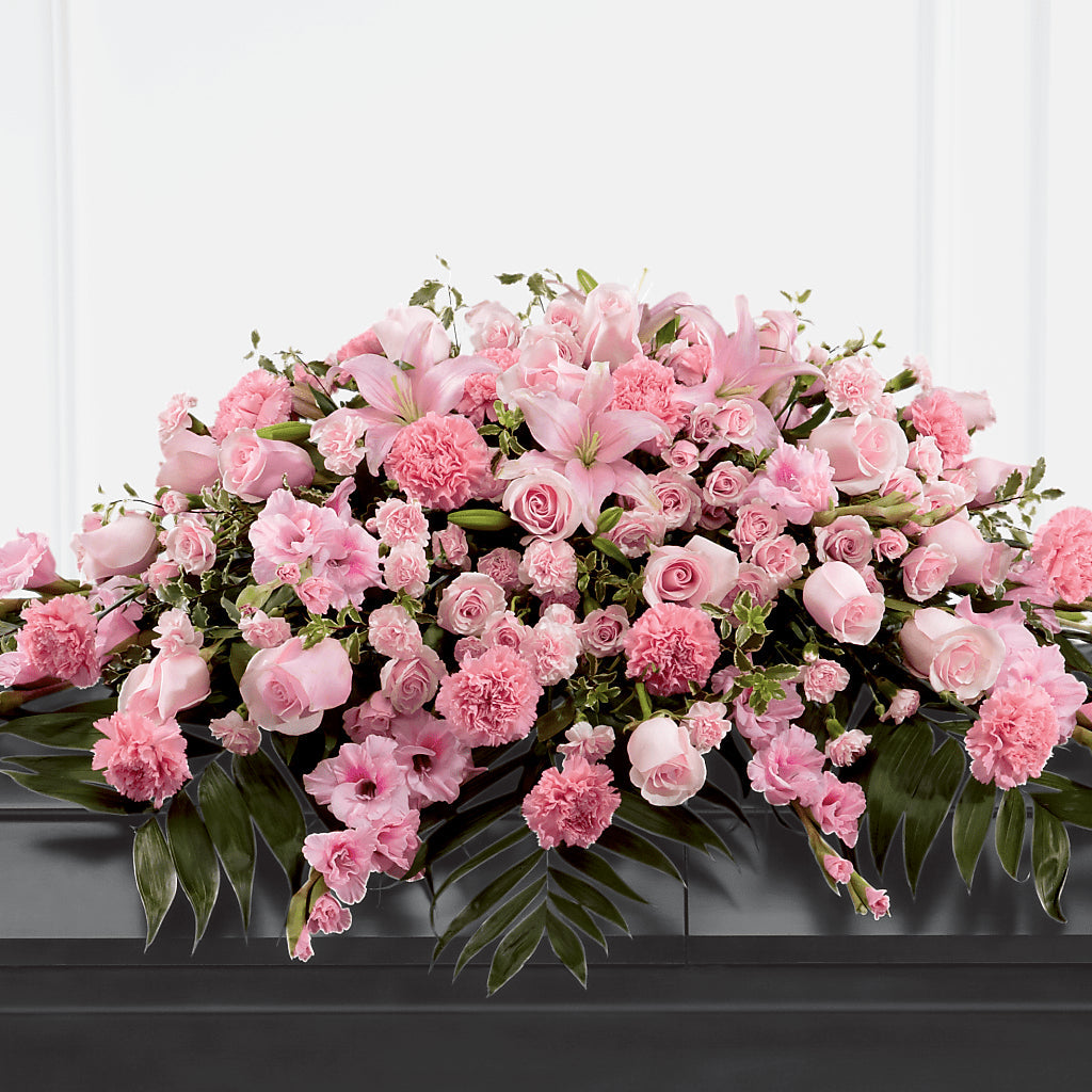 Garden of Comfort Casket Spray (Standard) – Your Thoughts Floral, El Paso TX