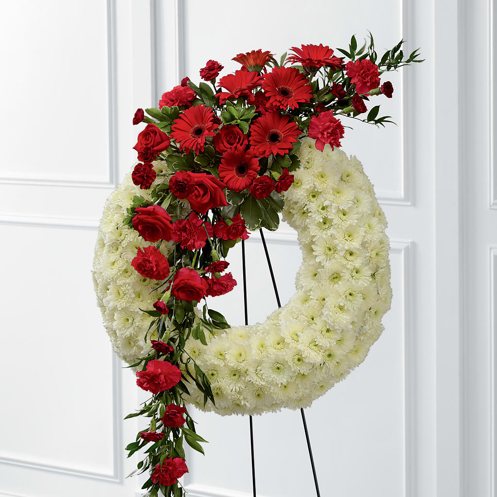 Graceful Tribute Wreath – Your Thoughts Floral, El Paso TX