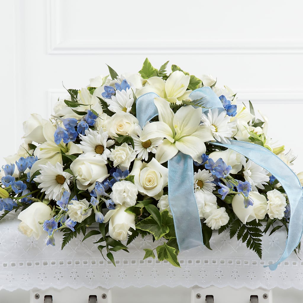 Tender Treasure Casket Spray – Your Thoughts Floral, El Paso TX