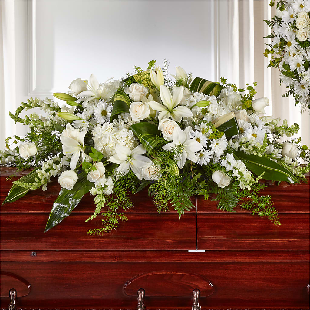 Abundance Casket Spray – Your Thoughts Floral, El Paso TX