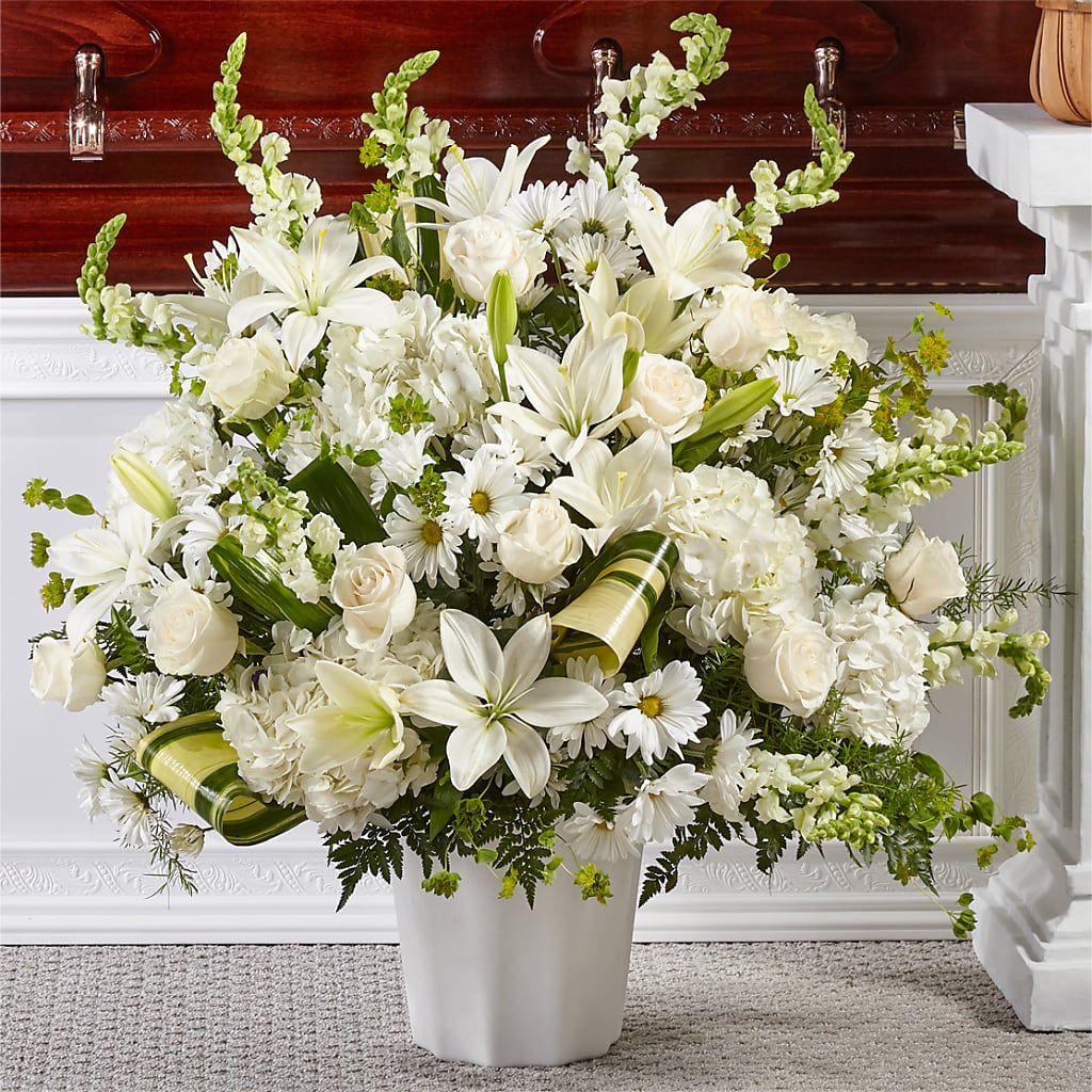 Thoughts of Tranquility Floor Basket – Your Thoughts Floral, El Paso TX