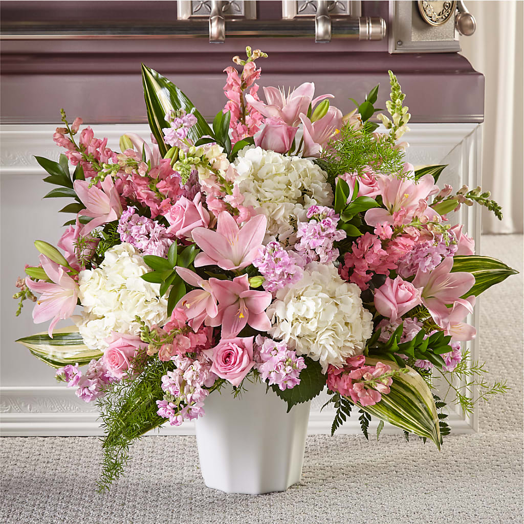 Simply Serene Floor Basket – Your Thoughts Floral, El Paso TX