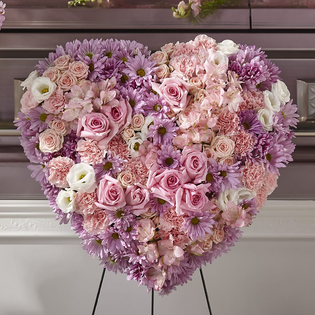 Heaven's Light Heart – Your Thoughts Floral, El Paso TX