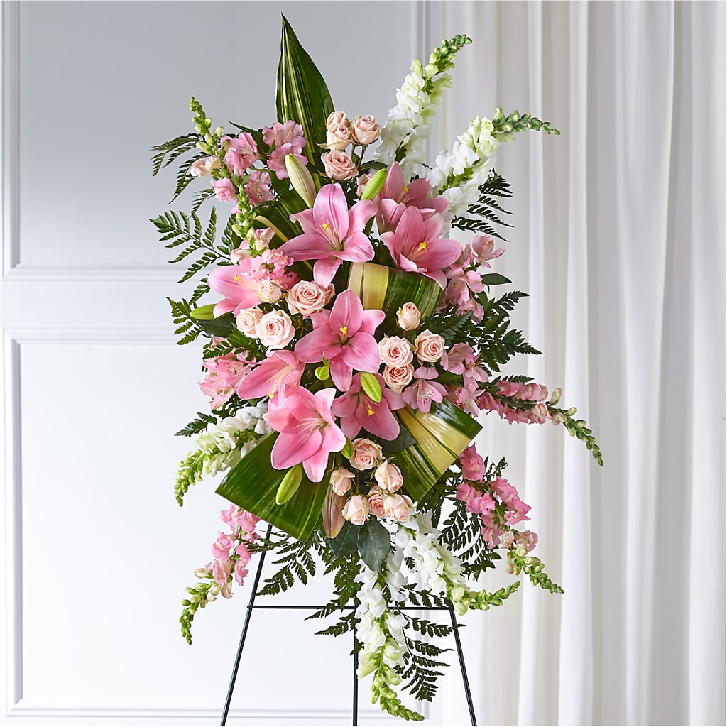 Elegant Embrace Standing Spray – Your Thoughts Floral, El Paso TX