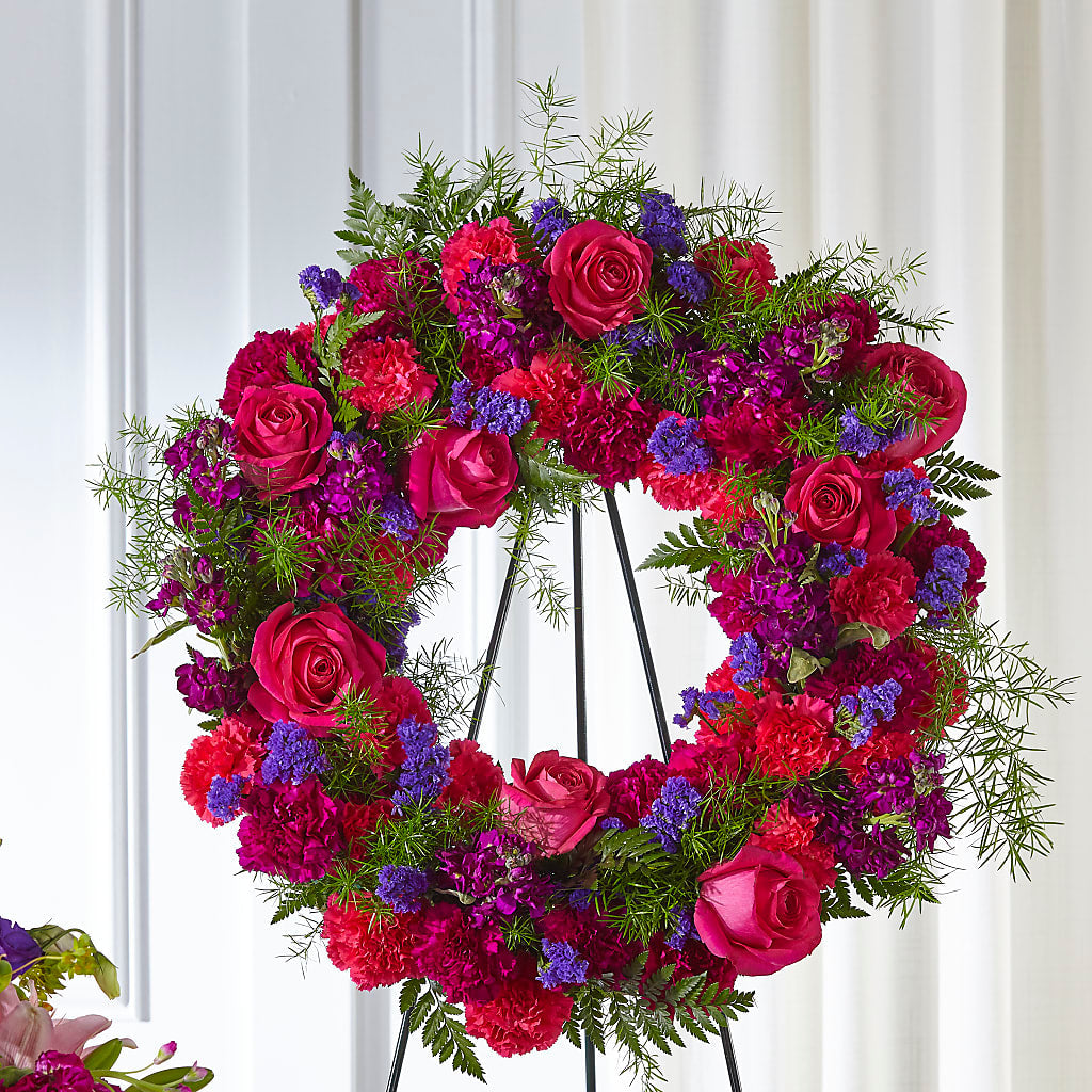 Calming Colors Wreath – Your Thoughts Floral, El Paso TX