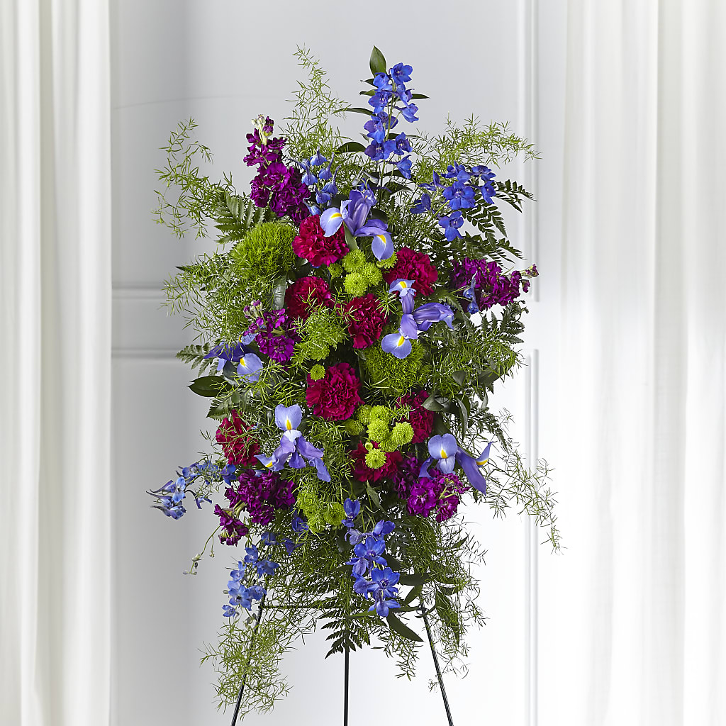 Heavenly Skies Standing Spray – Your Thoughts Floral, El Paso TX