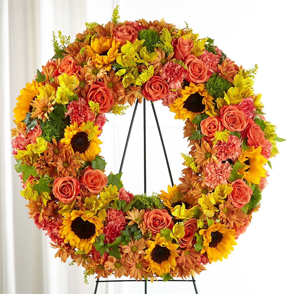 Autumnal Memories Wreath (Standard) – Your Thoughts Floral, El Paso TX
