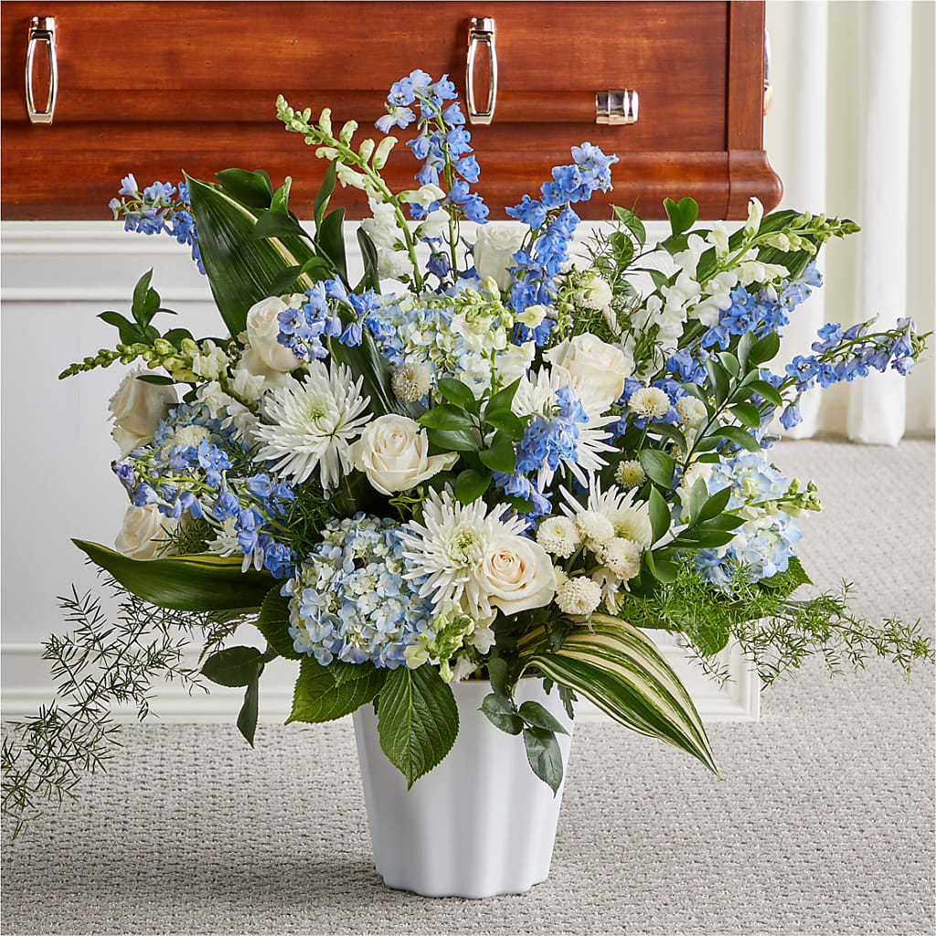 Everlasting Memories Floor Basket – Your Thoughts Floral, El Paso TX