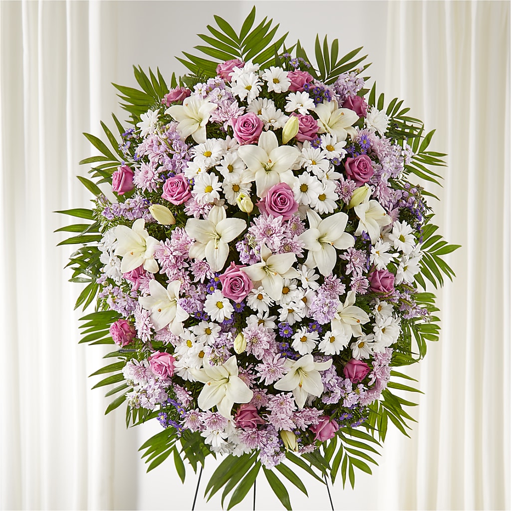 Surrounded by Love Standing Spray – Your Thoughts Floral, El Paso TX