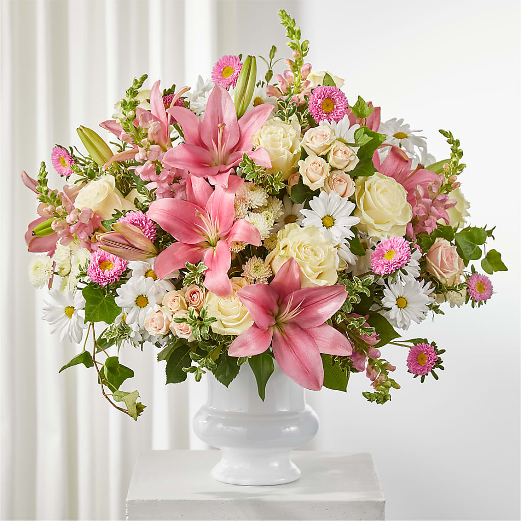 Empathetic Blooms Urn Arrangement – Your Thoughts Floral, El Paso TX