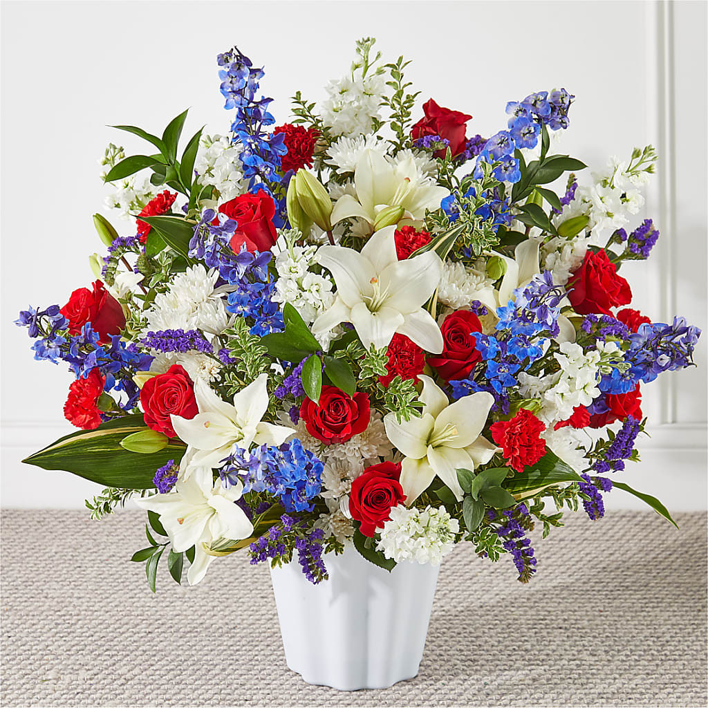 Consoled Floor Basket – Your Thoughts Floral, El Paso TX