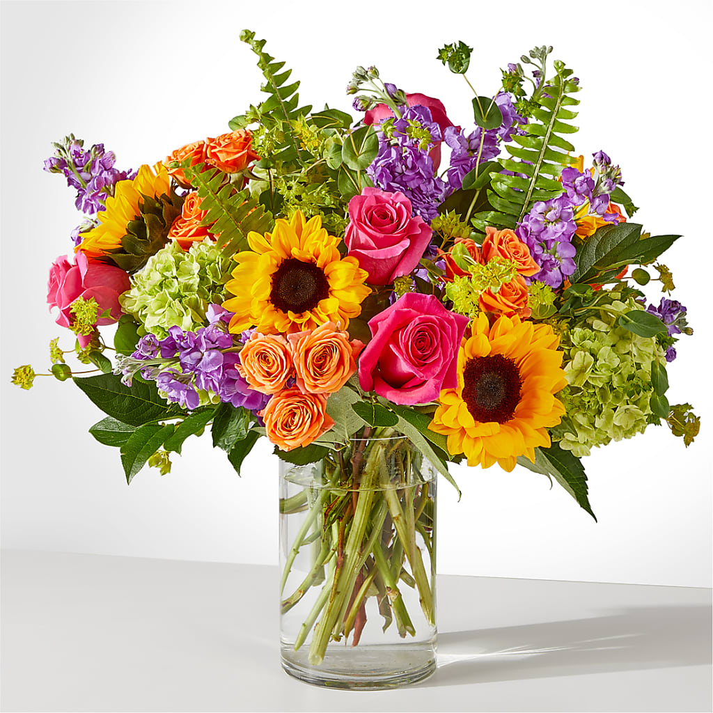 Vibrant Greetings Bouquet – Your Thoughts Floral, El Paso TX